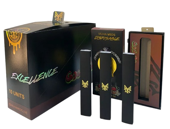 muha meds 2g disposable wholesale – 10 units per box for sale