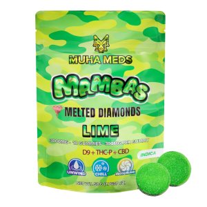 Muha Meds Lime Gummies 3000 MG Indica