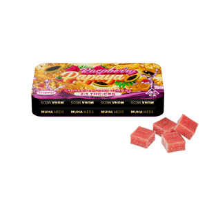 Muha Meds Raspberry Papaya Gummies Hybrid