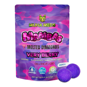 Muha Meds Very Berry Gummies 3000 MG – Indica
