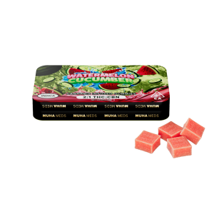 Muha Meds Watermelon Cucumber Gummies Indica